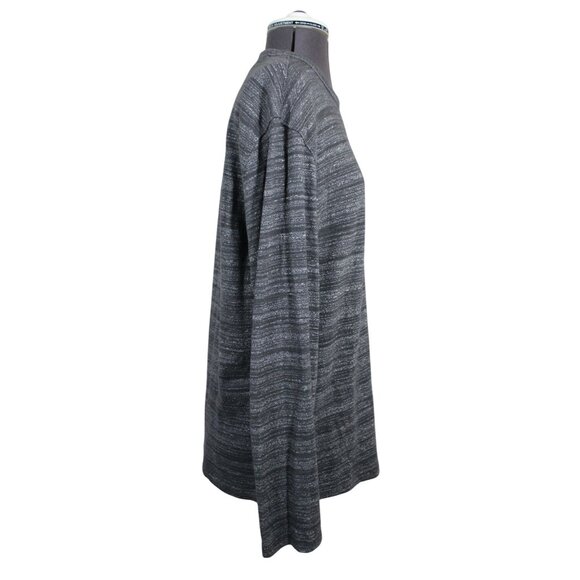 Gap men's soft‎ spun heather gray long sleeve crew neck pullover shirt M - Picture 4 of 9